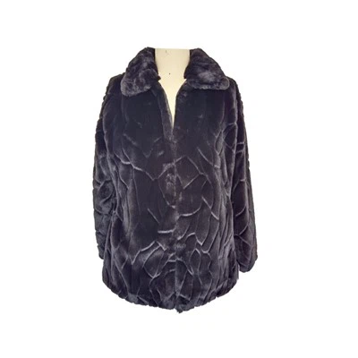 Fuskepelsjakke Black Womens